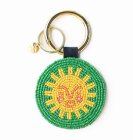Kelsey Soleil Sun Seed Bead Bag Accessory Key Ring