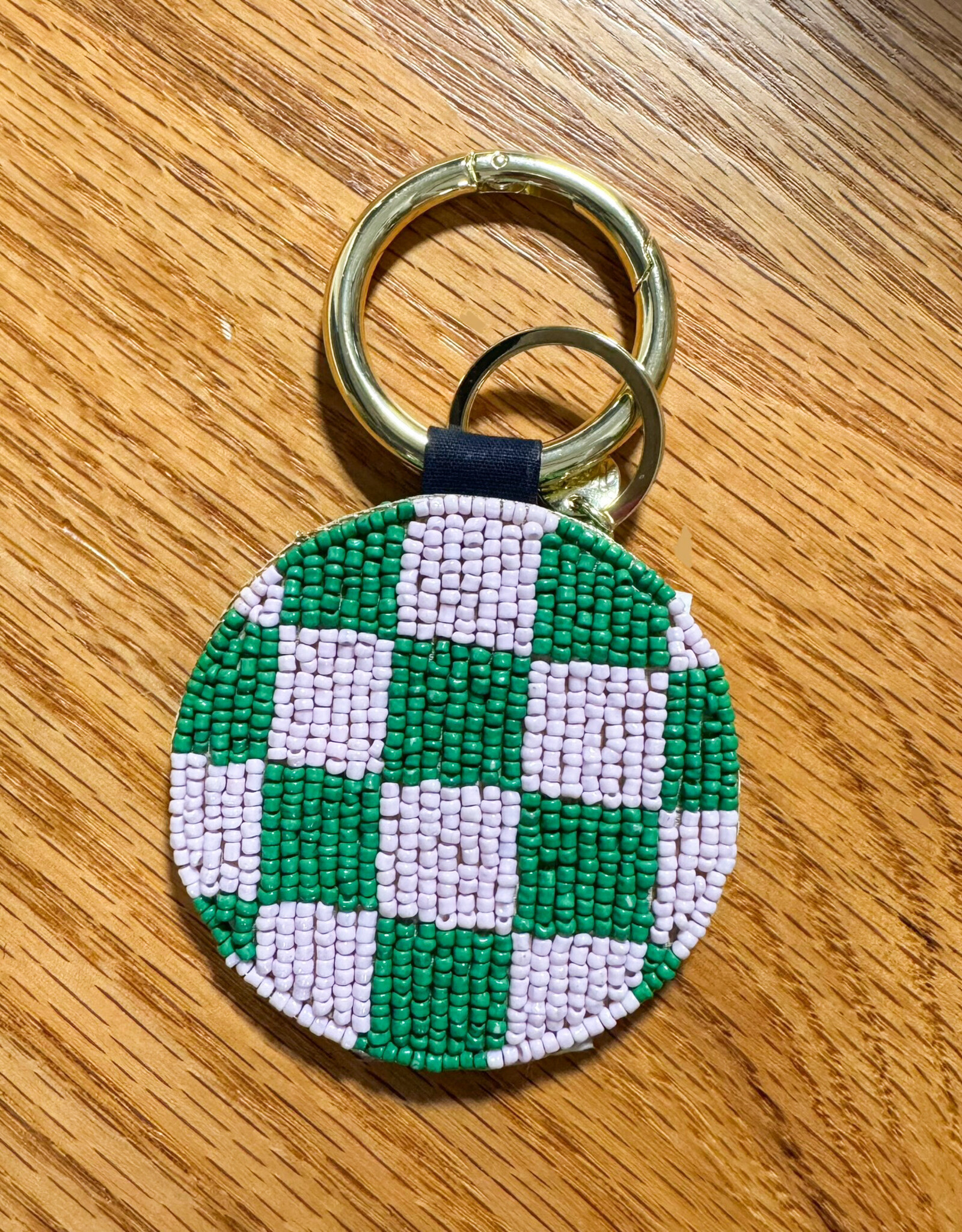 Kelsey Soleil Sun Seed Bead Bag Accessory Key Ring