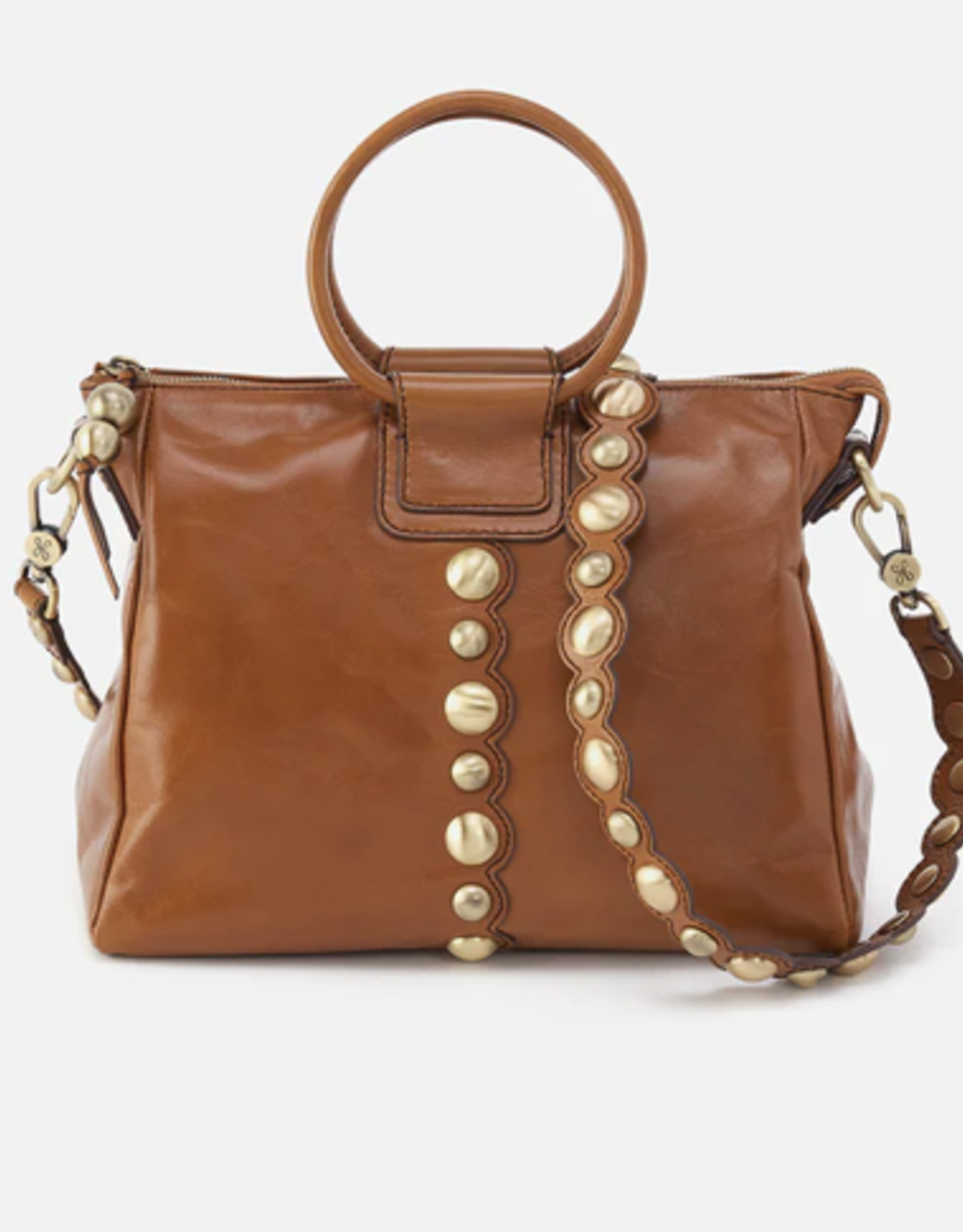 Sheila Medium Truffle w/Studs