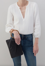 Sheila Ring Clutch Black