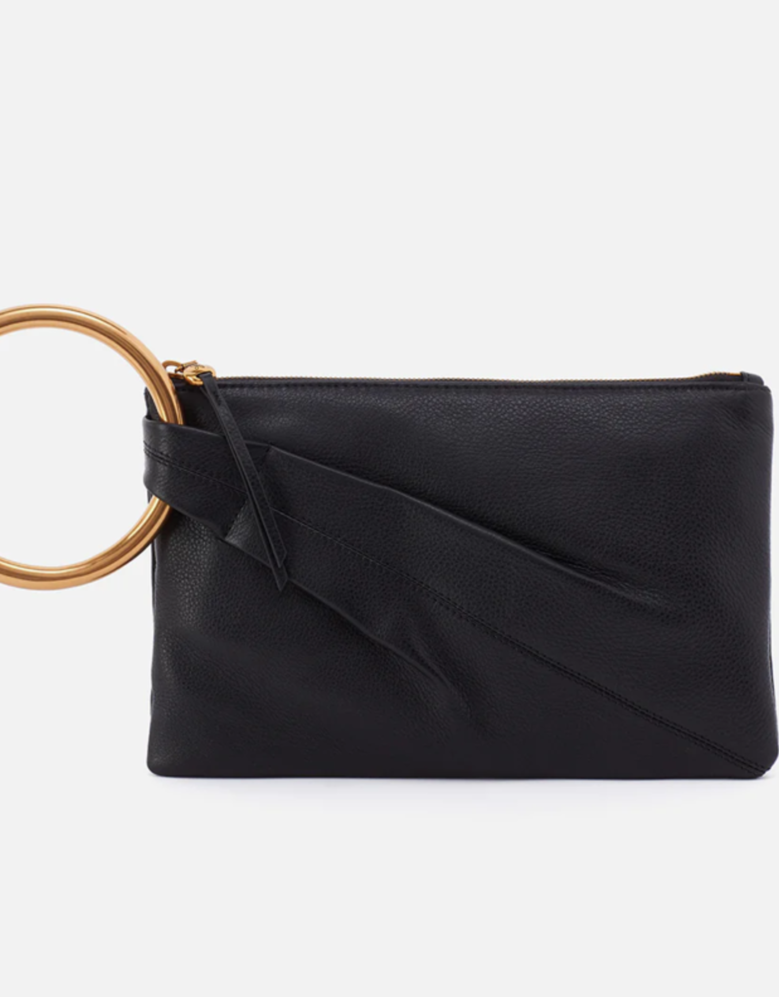 Sheila Ring Clutch Black