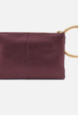 Sheila Ring Clutch Frosted Plum