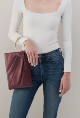 Sheila Ring Clutch Frosted Plum
