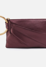 Sheila Ring Clutch Frosted Plum