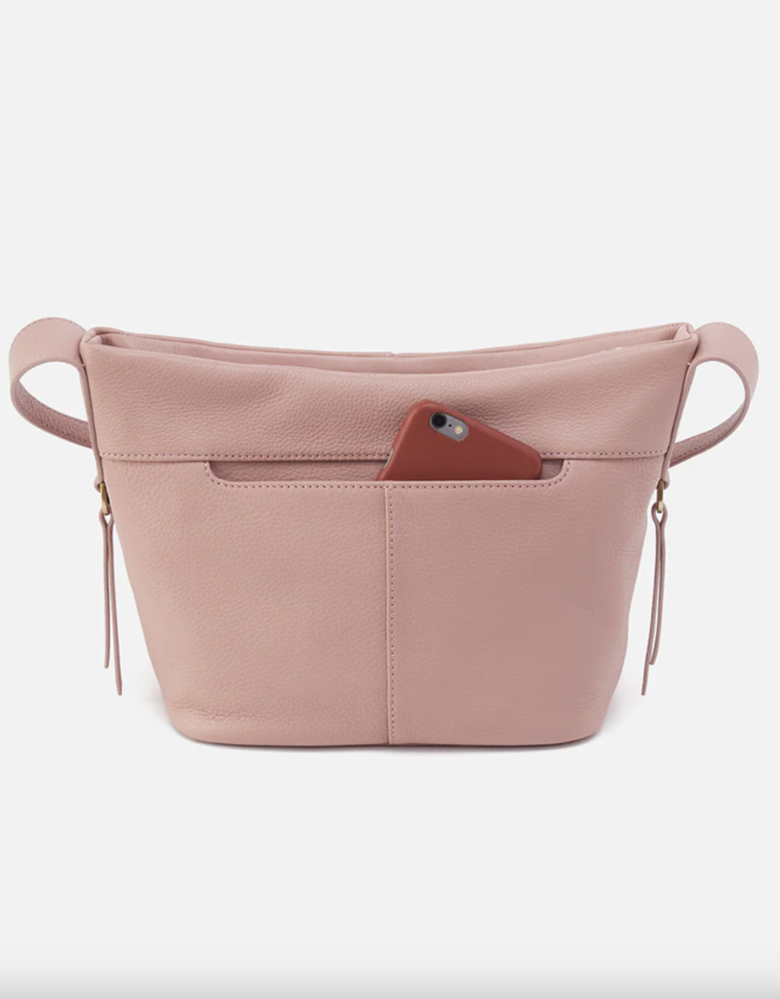 Collette Crossbody Pebbled Leather Blush