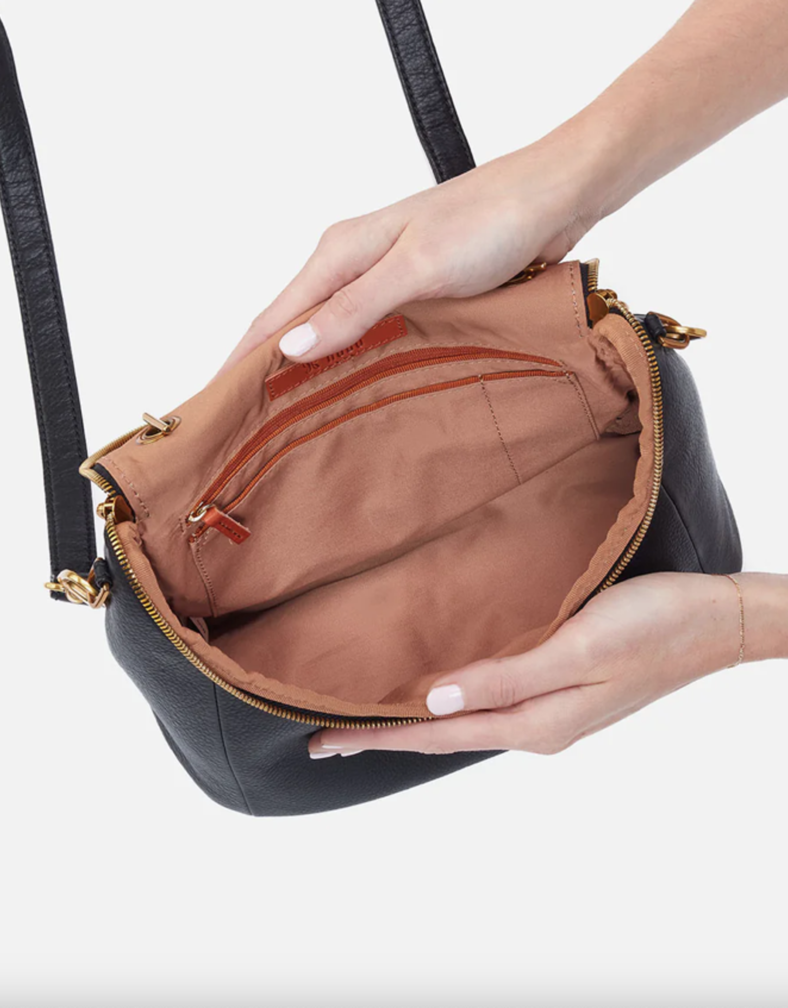 Fern Top Handle Satchel Black