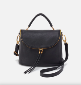 Fern Top Handle Satchel Black