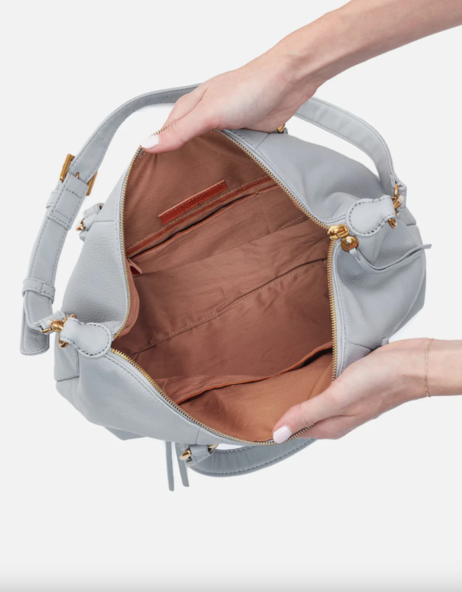 Harley Satchel Blue Pearl