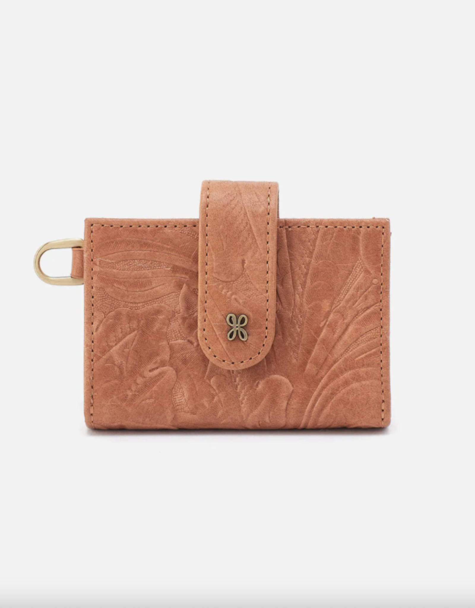 Jean Accordion Card Case Saddle Tooled Embossed