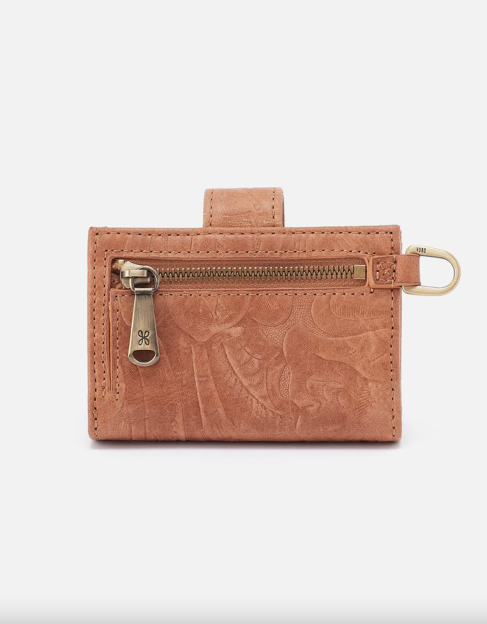 Jean Accordion Card Case Saddle Tooled Embossed