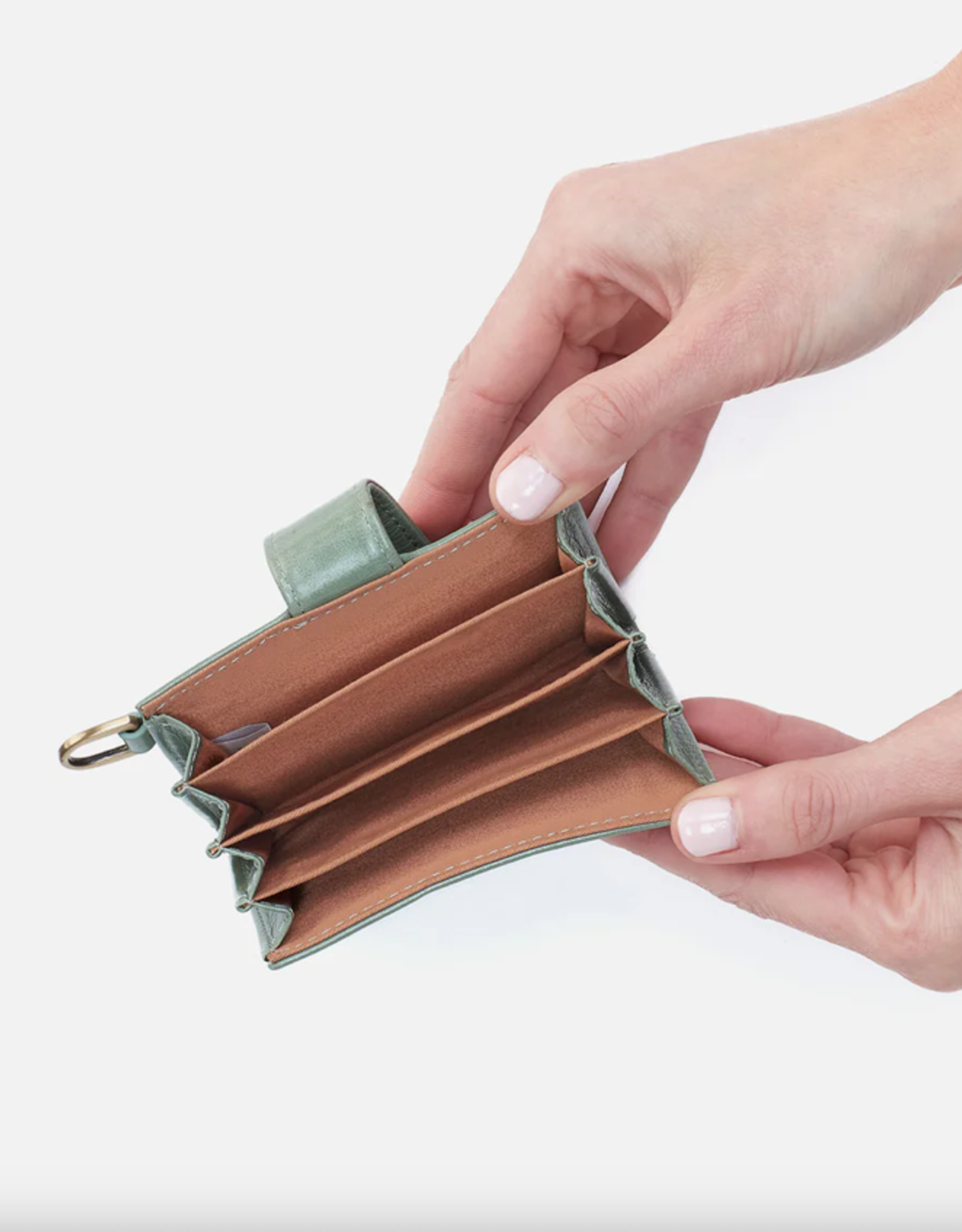 Jean Accordion Card Case Jade
