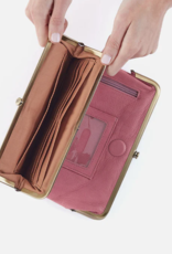 Lauren Clutch Wallet Mauve Embossed