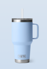 Rambler 35oz Straw Mug Big Sky Blue