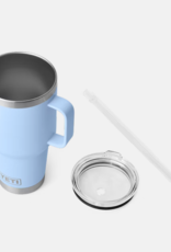 Rambler 35oz Straw Mug Big Sky Blue