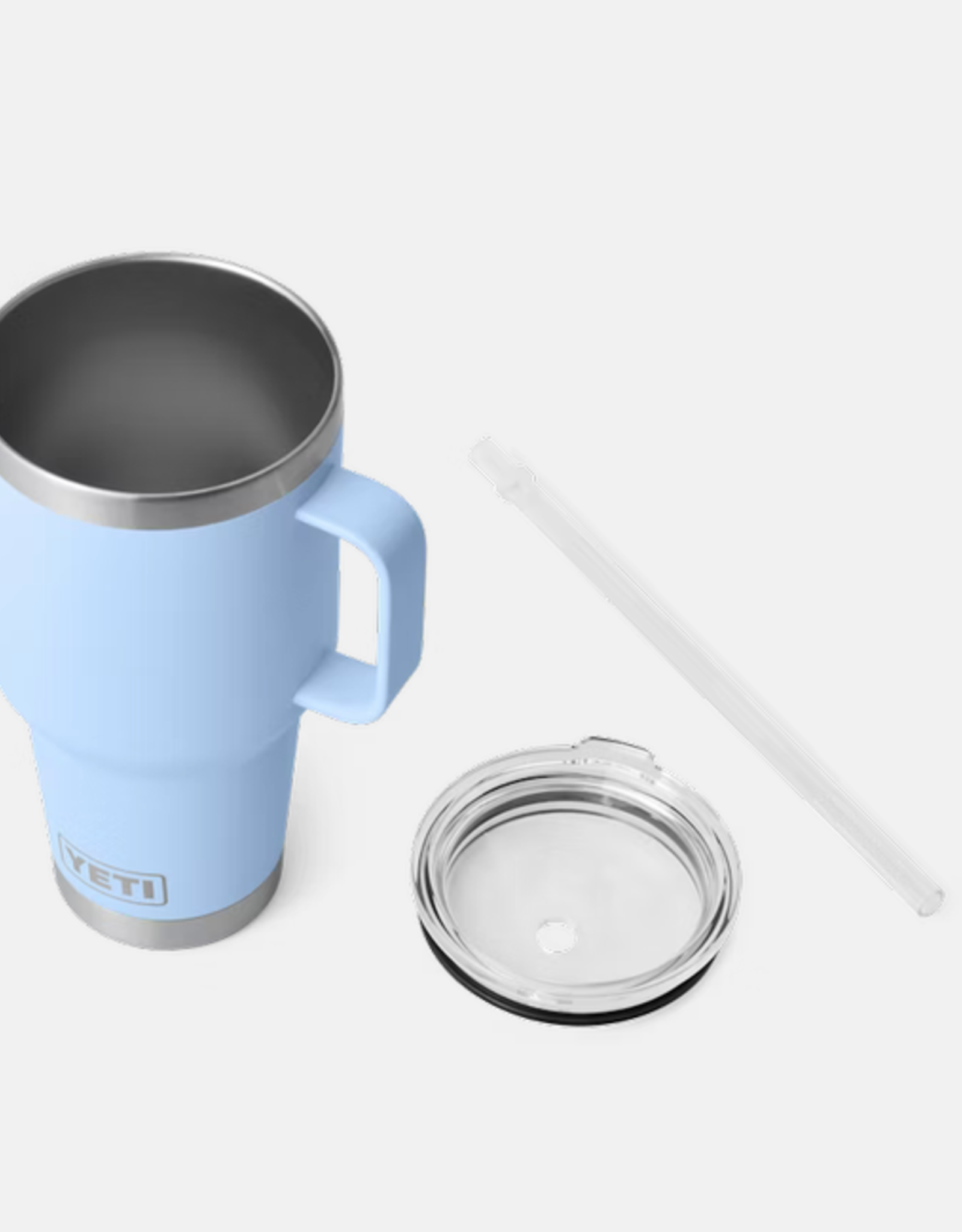 Rambler 35oz Straw Mug Big Sky Blue