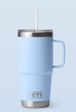 Rambler 25oz Straw Mug Big Sky Blue