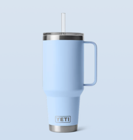 Rambler 42oz Straw Mug Big Sky Blue