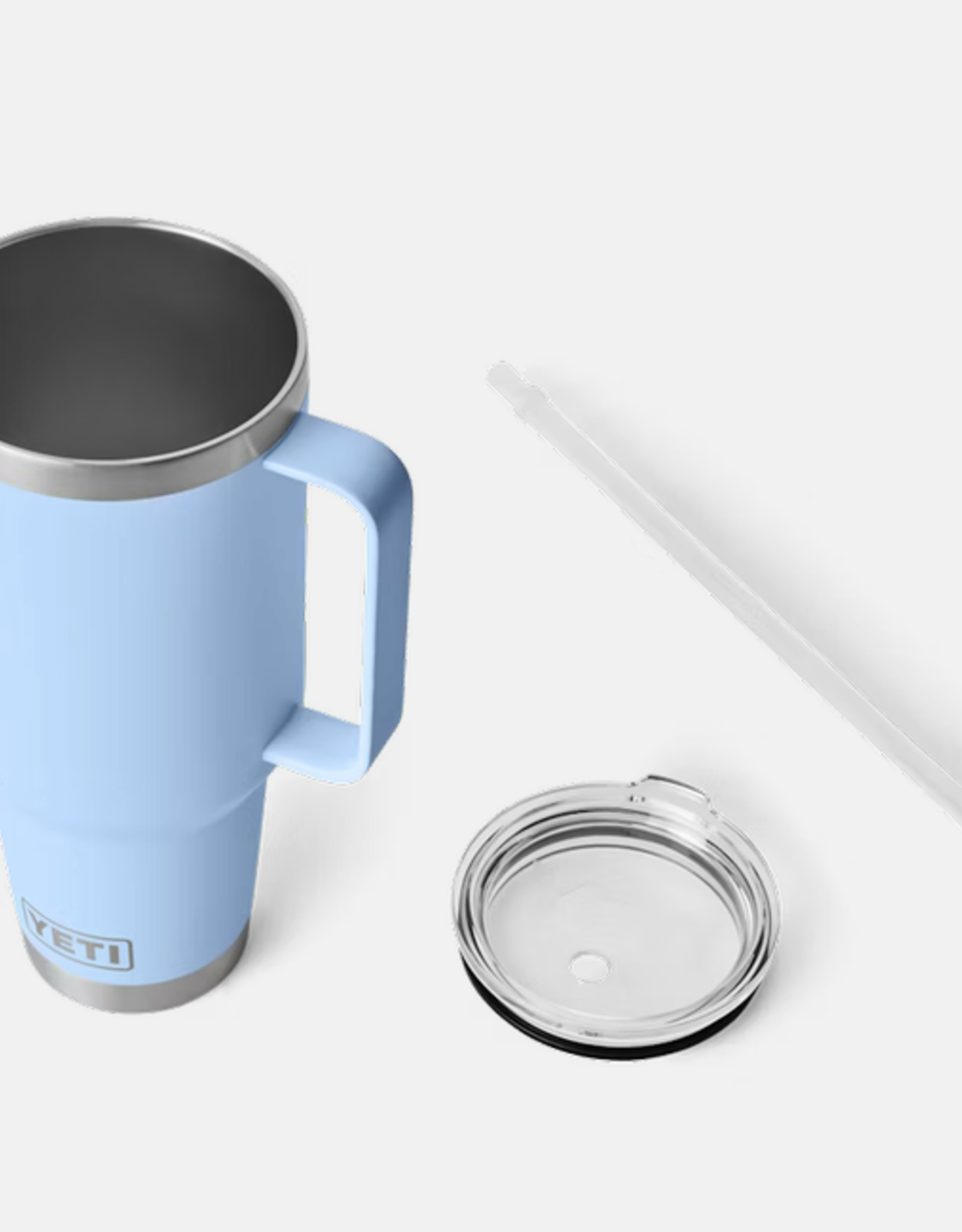 Rambler 42oz Straw Mug Big Sky Blue