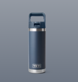 Rambler 18oz Straw Bottle Navy