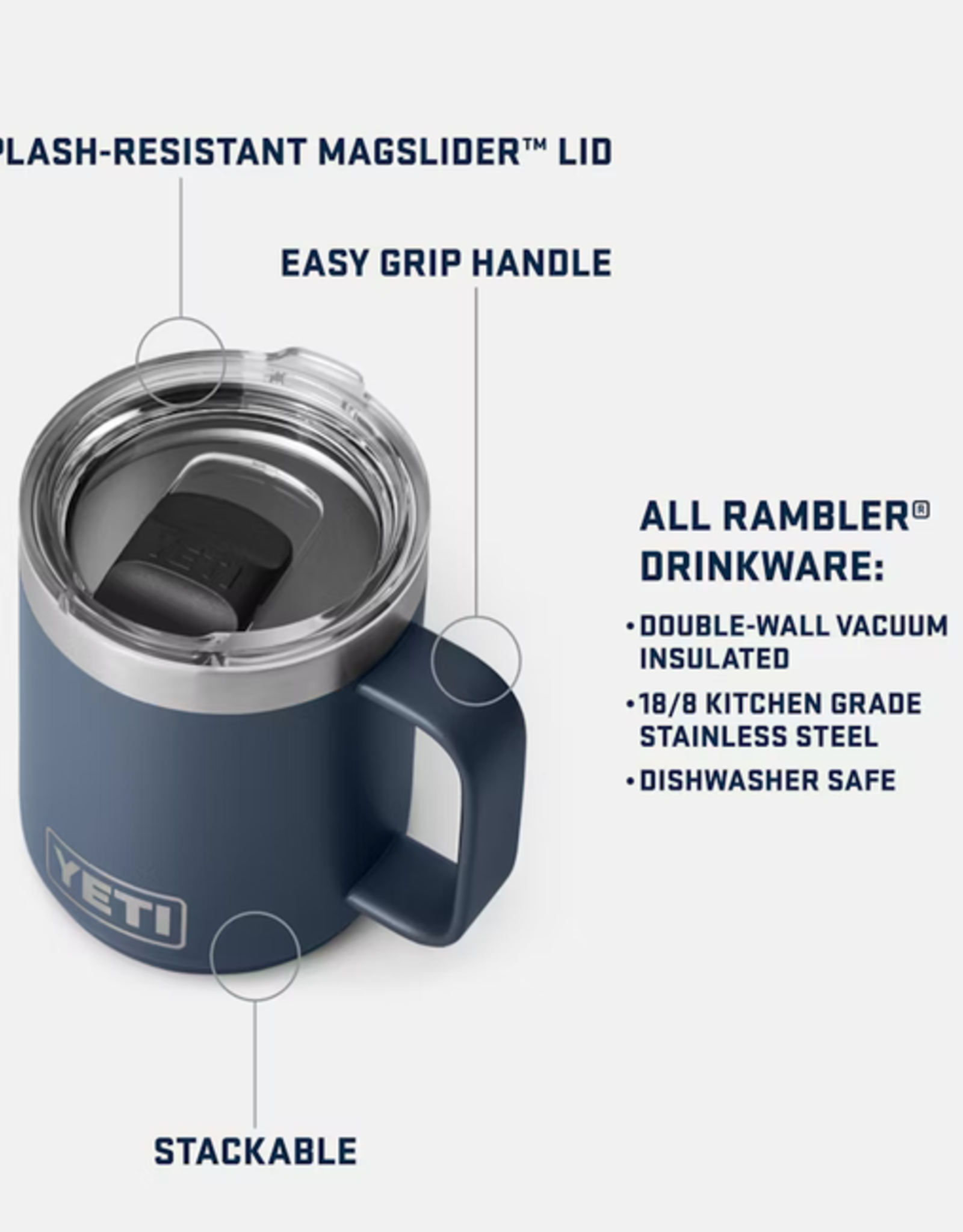 Rambler 10oz Mug Navy