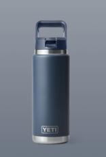 Rambler 26oz Straw Bottle Navy