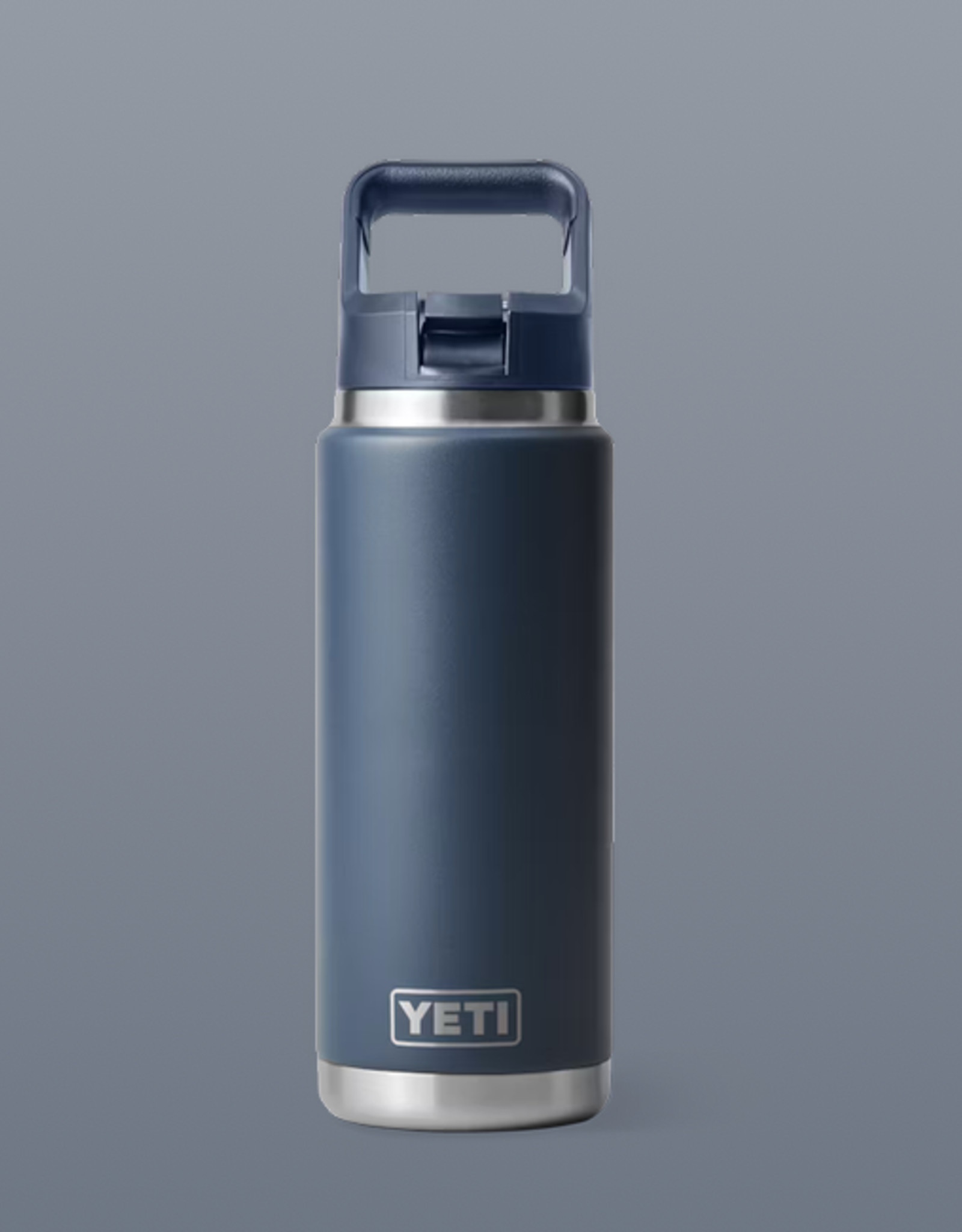 Rambler 26oz Straw Bottle Navy