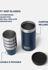 Yeti Shot Glasses & Case Navy