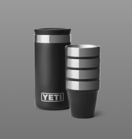 Yeti Shot Glasses & Case Black