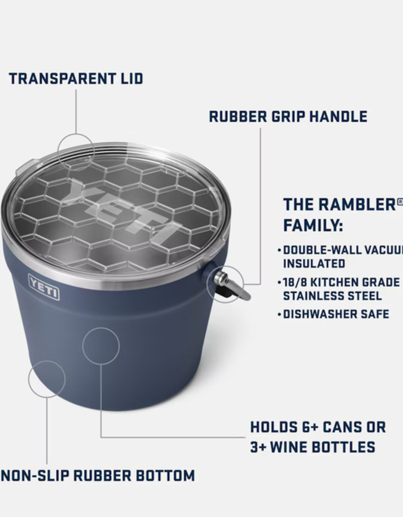 Rambler Beverage Bucket Key Lime
