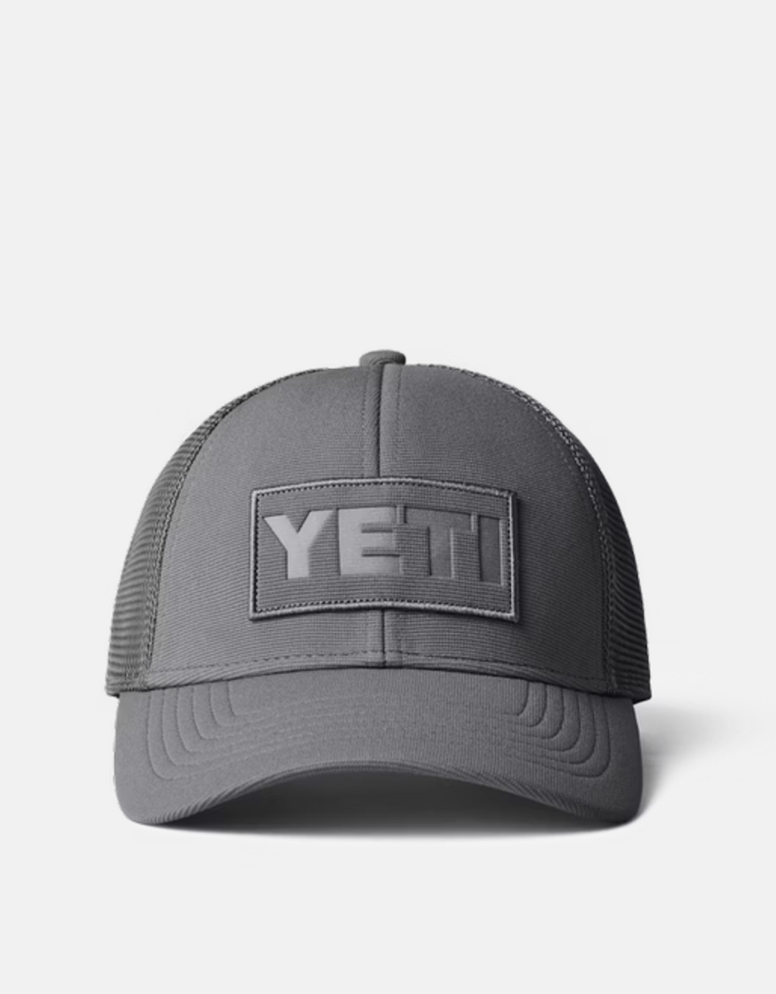 Core Patch Trucker Hat Gray On Gray