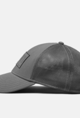 Core Patch Trucker Hat Gray On Gray