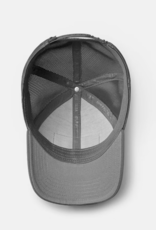 Core Patch Trucker Hat Gray On Gray