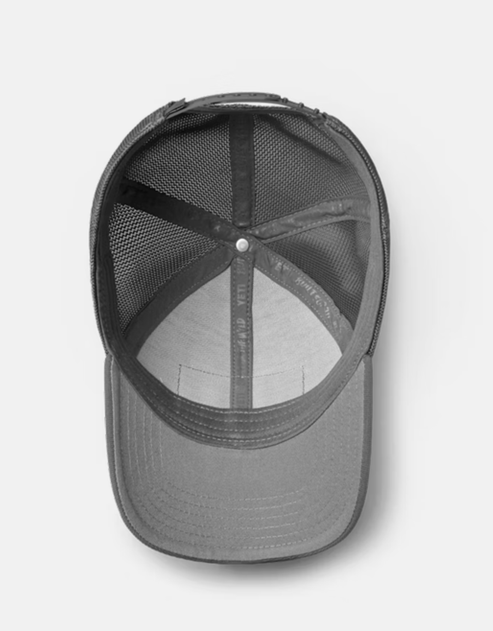 Core Patch Trucker Hat Gray On Gray