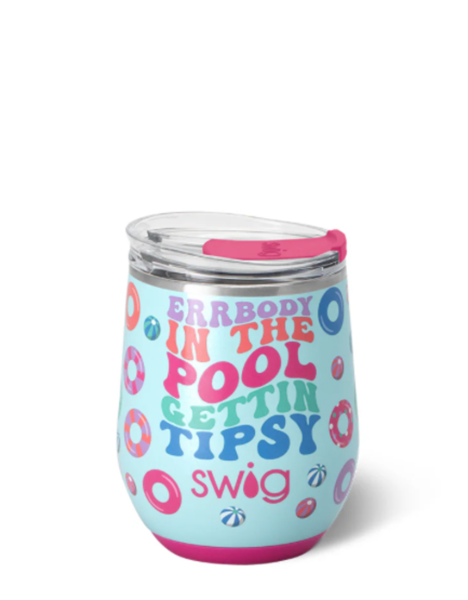 Swig Errbody In The Pool Stemless Wine Cup 12oz