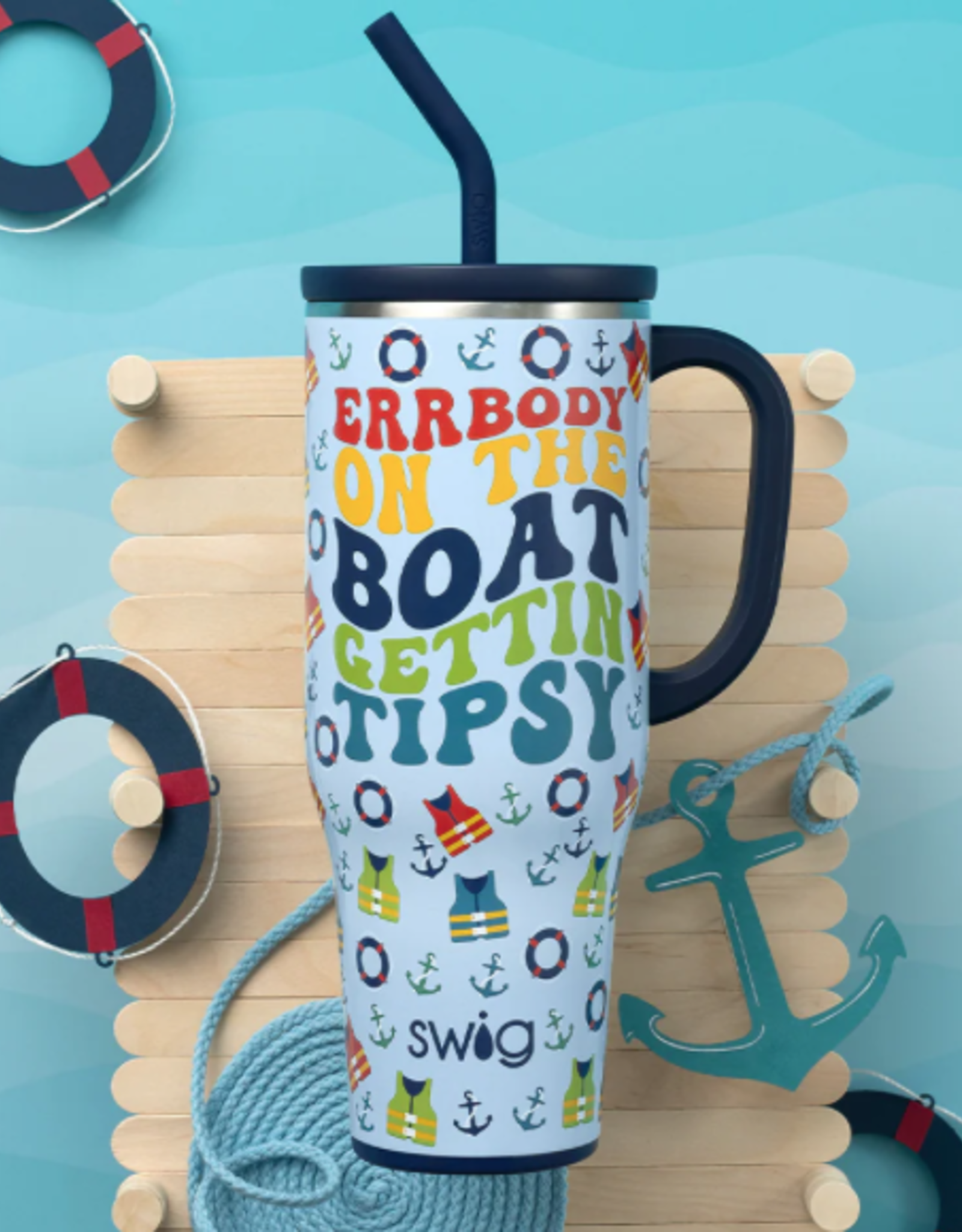Swig Errbody On The Boat Mega Mug 40oz