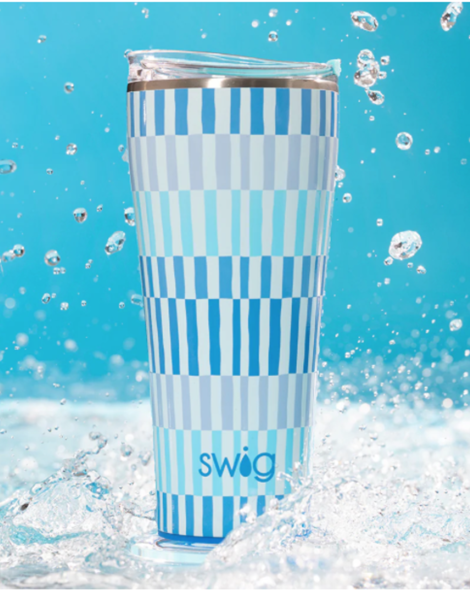 Swig Glacier Stripe Tumbler 32oz