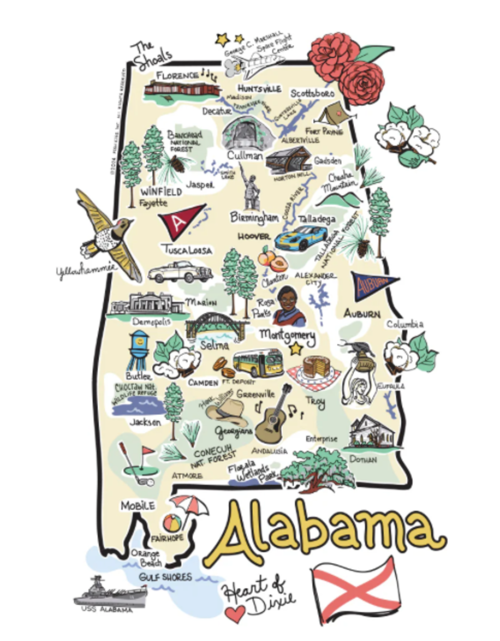 Swig Alabama Party Cup 24oz