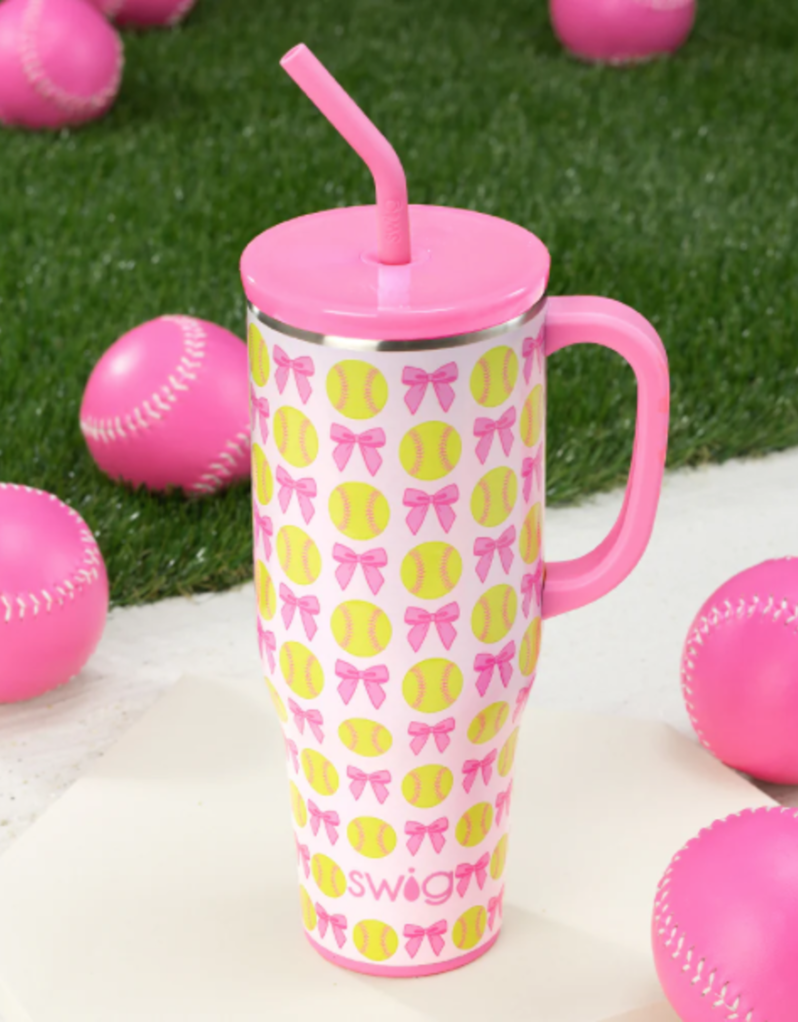 Swig Pitch Hit Run Mega Mug 40oz