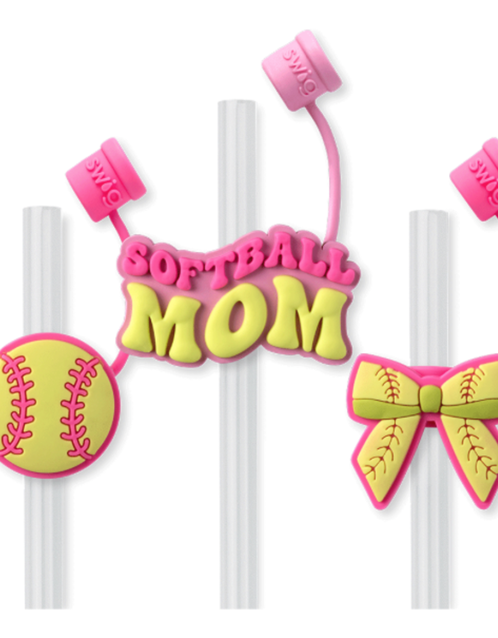 Swig Pitch Hit Run Straw Topper Set