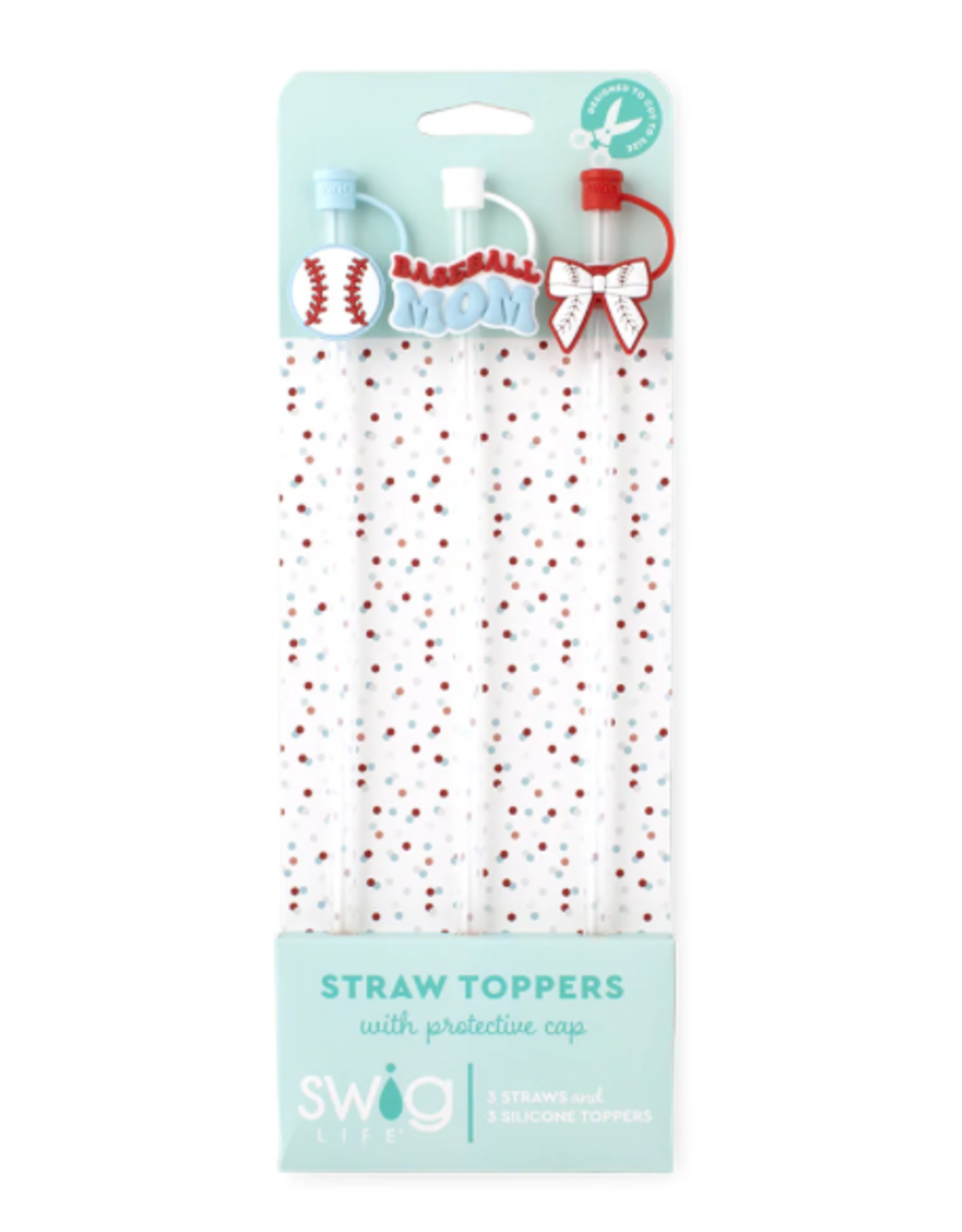 Swig Home Run Straw Topper Set