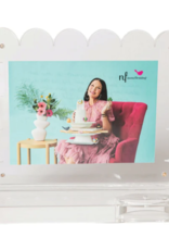 Clearly A-Nora-Ble Scalloped Acrylic Frame