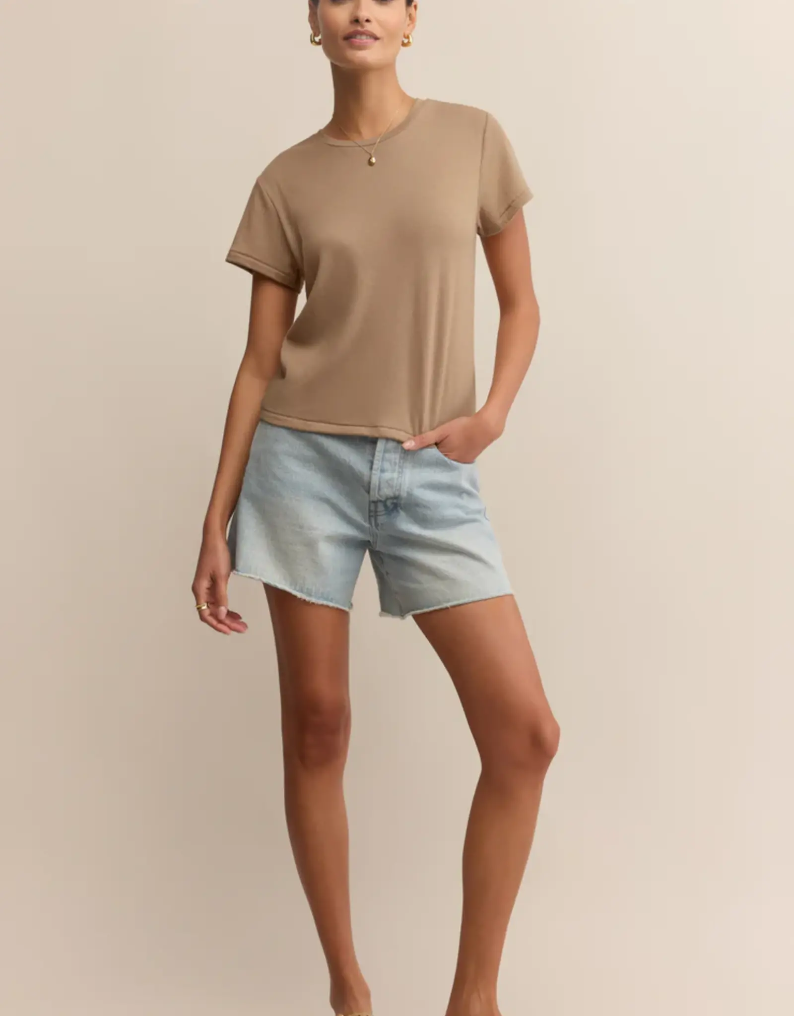 Z Supply Tourist Tee Desert Tan