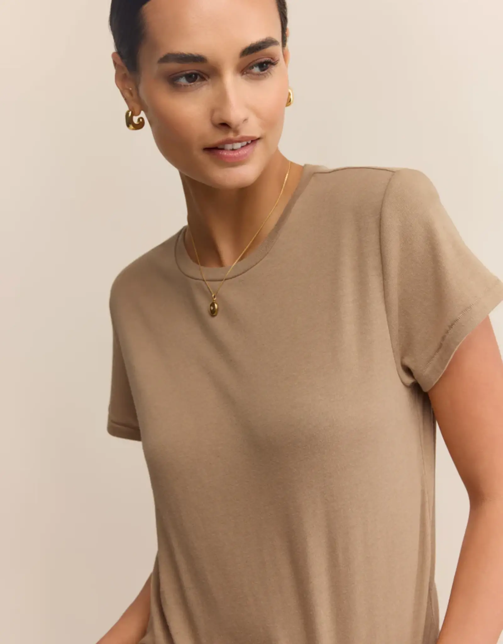 Z Supply Tourist Tee Desert Tan