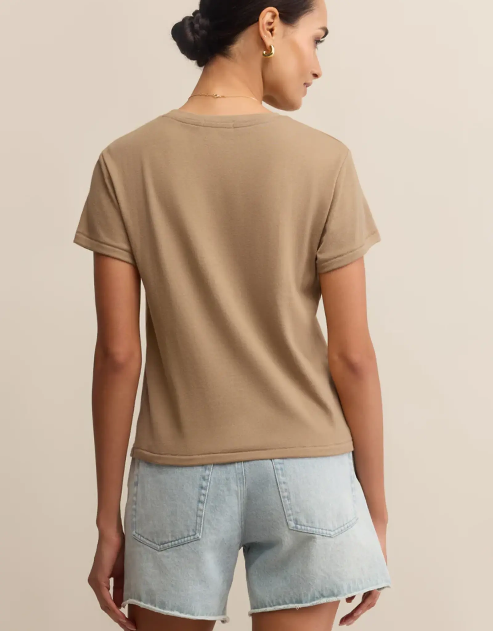 Z Supply Tourist Tee Desert Tan