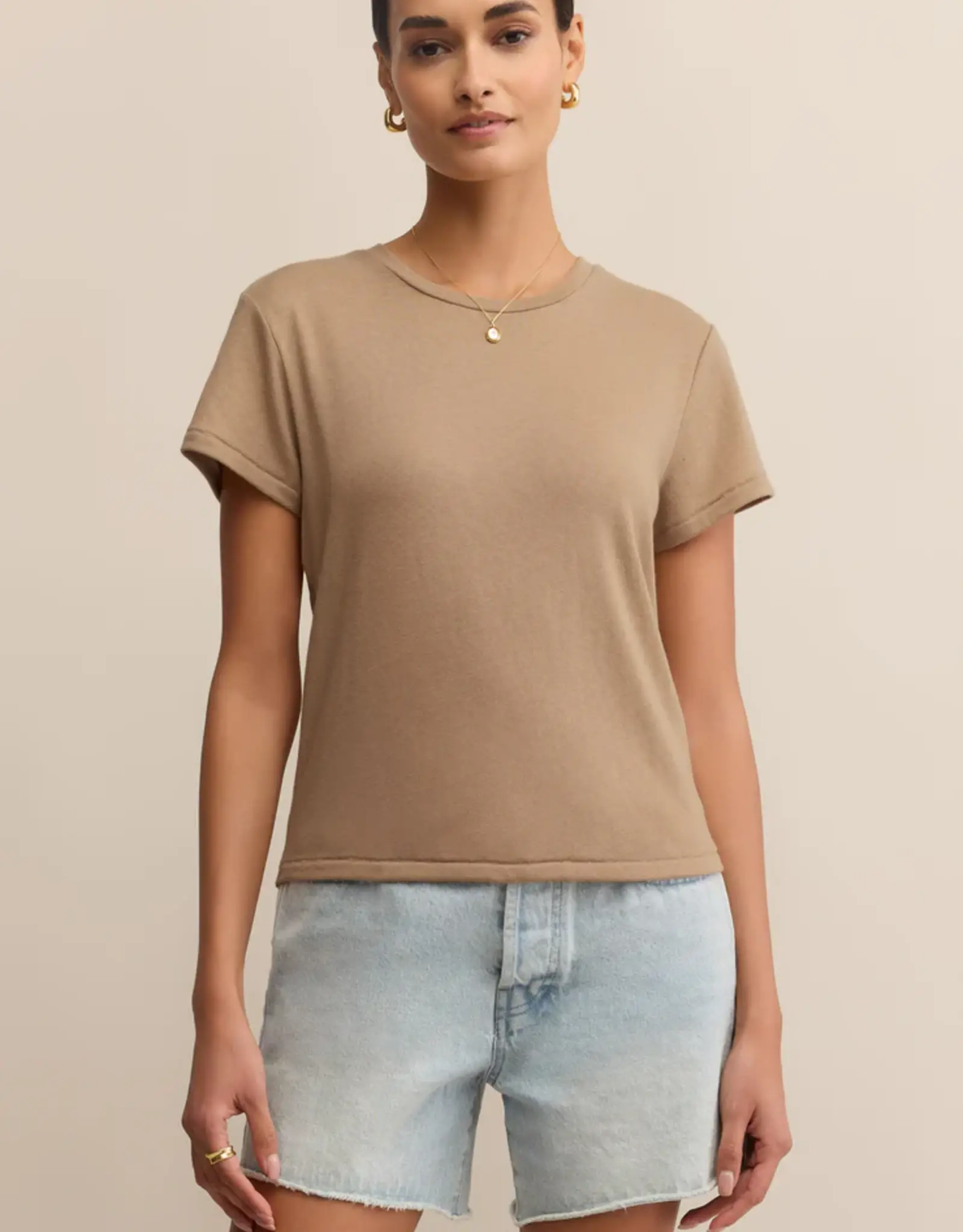 Z Supply Tourist Tee Desert Tan