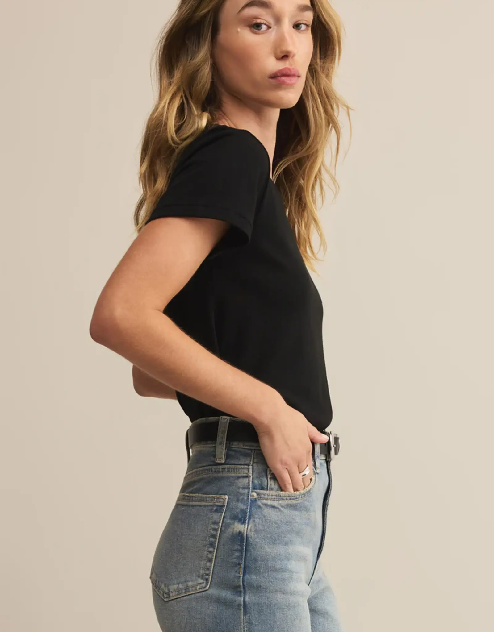 Z Supply Tourist Tee Black