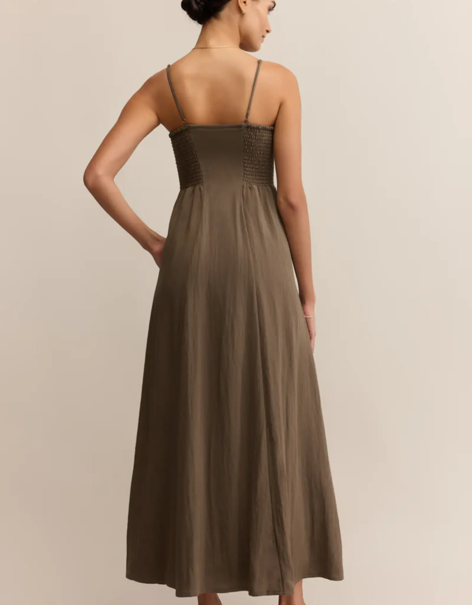 Z Supply Angel Eyes Midi Dress Tiki