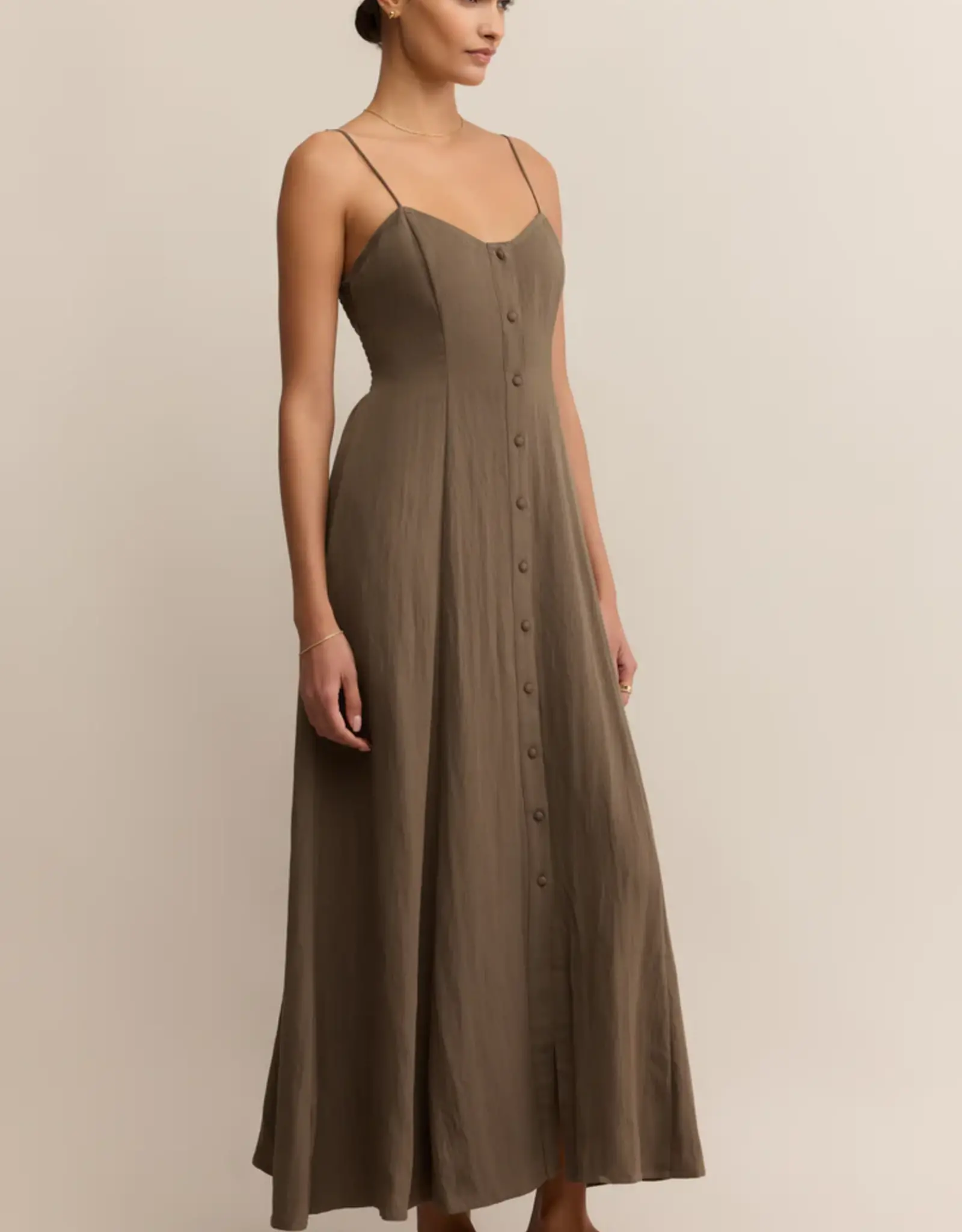 Z Supply Angel Eyes Midi Dress Tiki