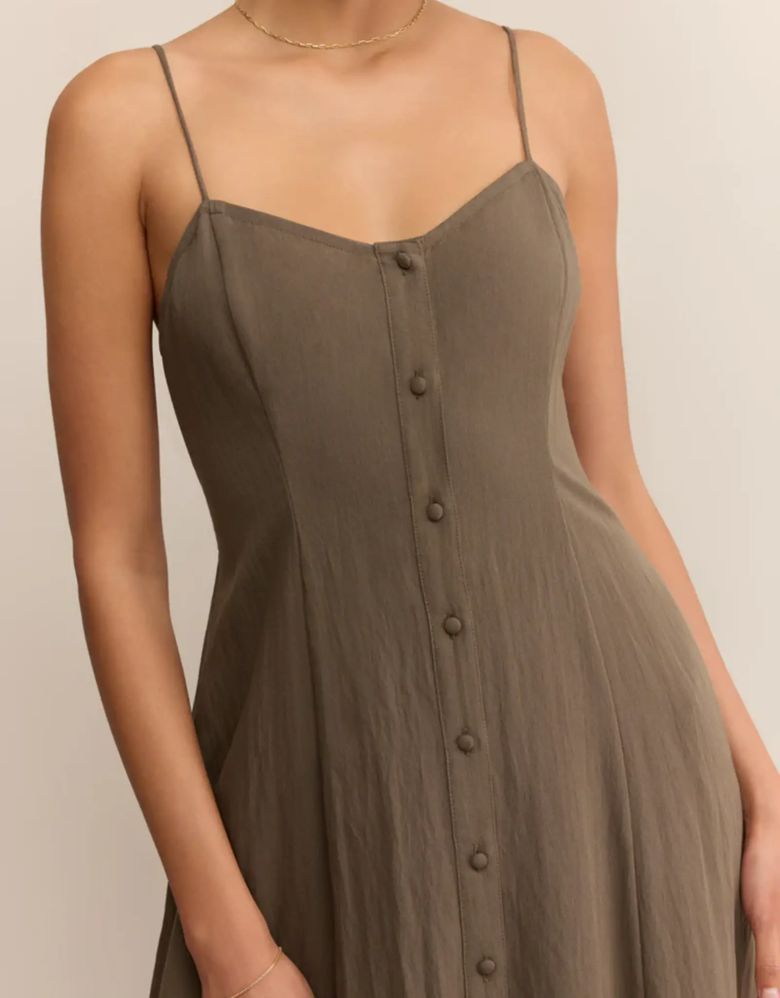 Z Supply Angel Eyes Midi Dress Tiki