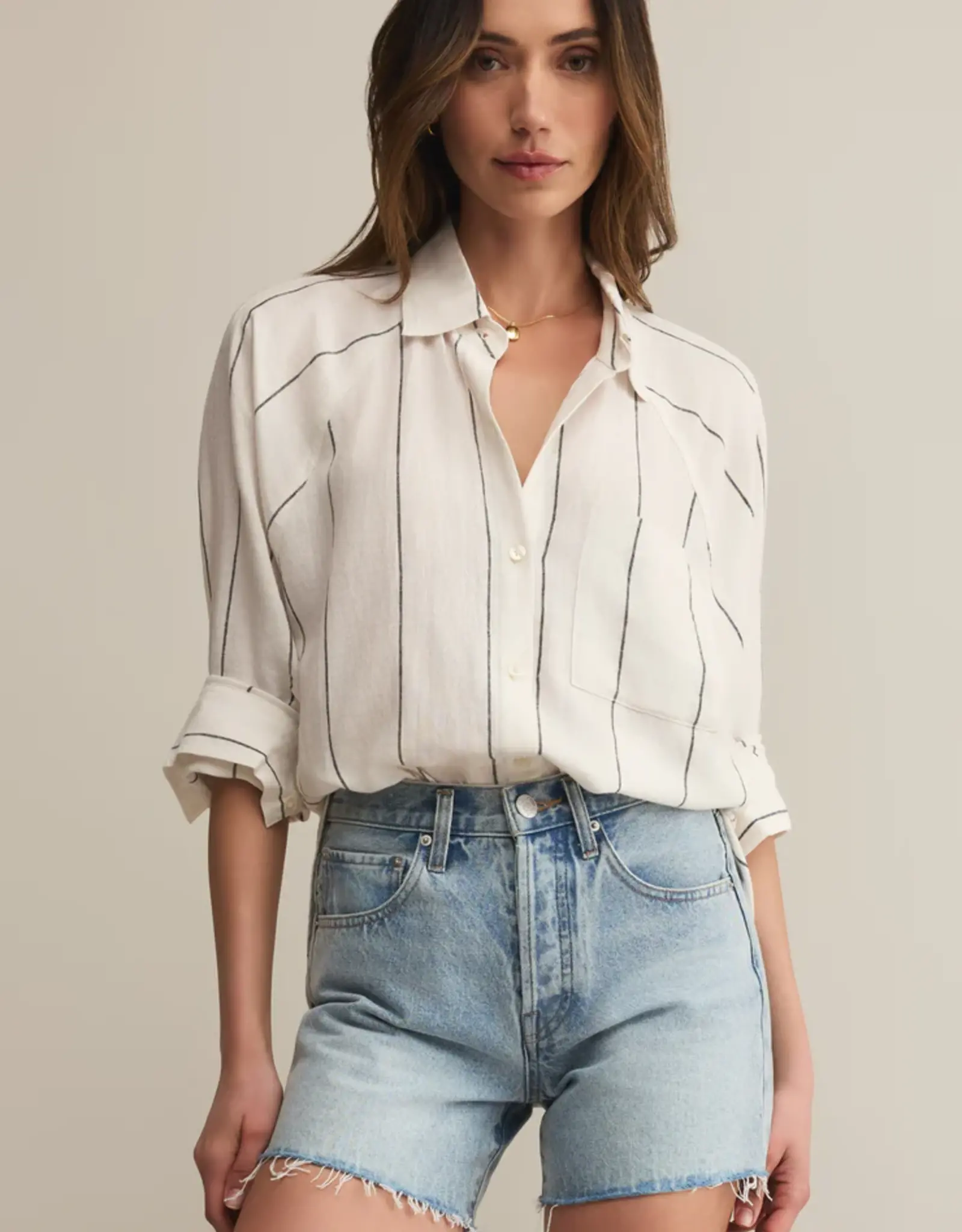 Z Supply The Perfect Line Top White